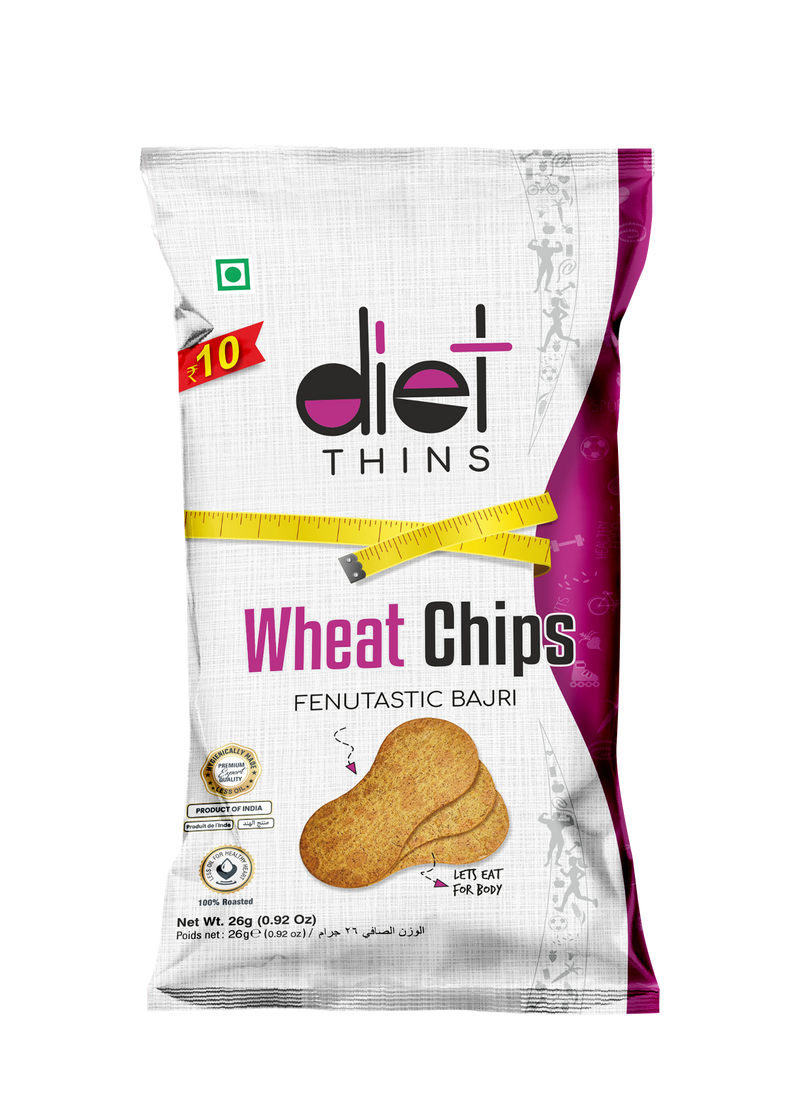 Diet Thins wheat chips fenutastic Bajri