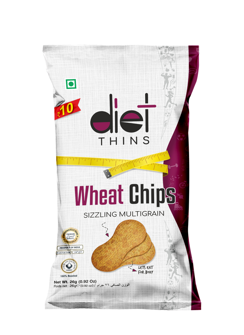 Diet Thins wheat chips Multigrain Masala