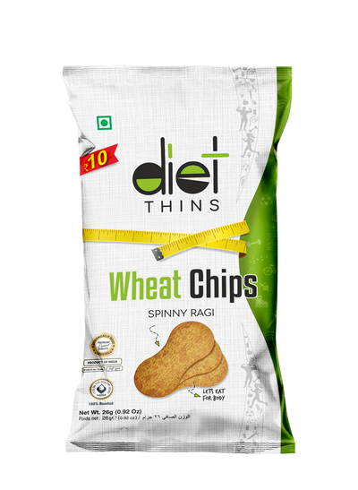 Diet Thins wheat chips  Ragi Palak