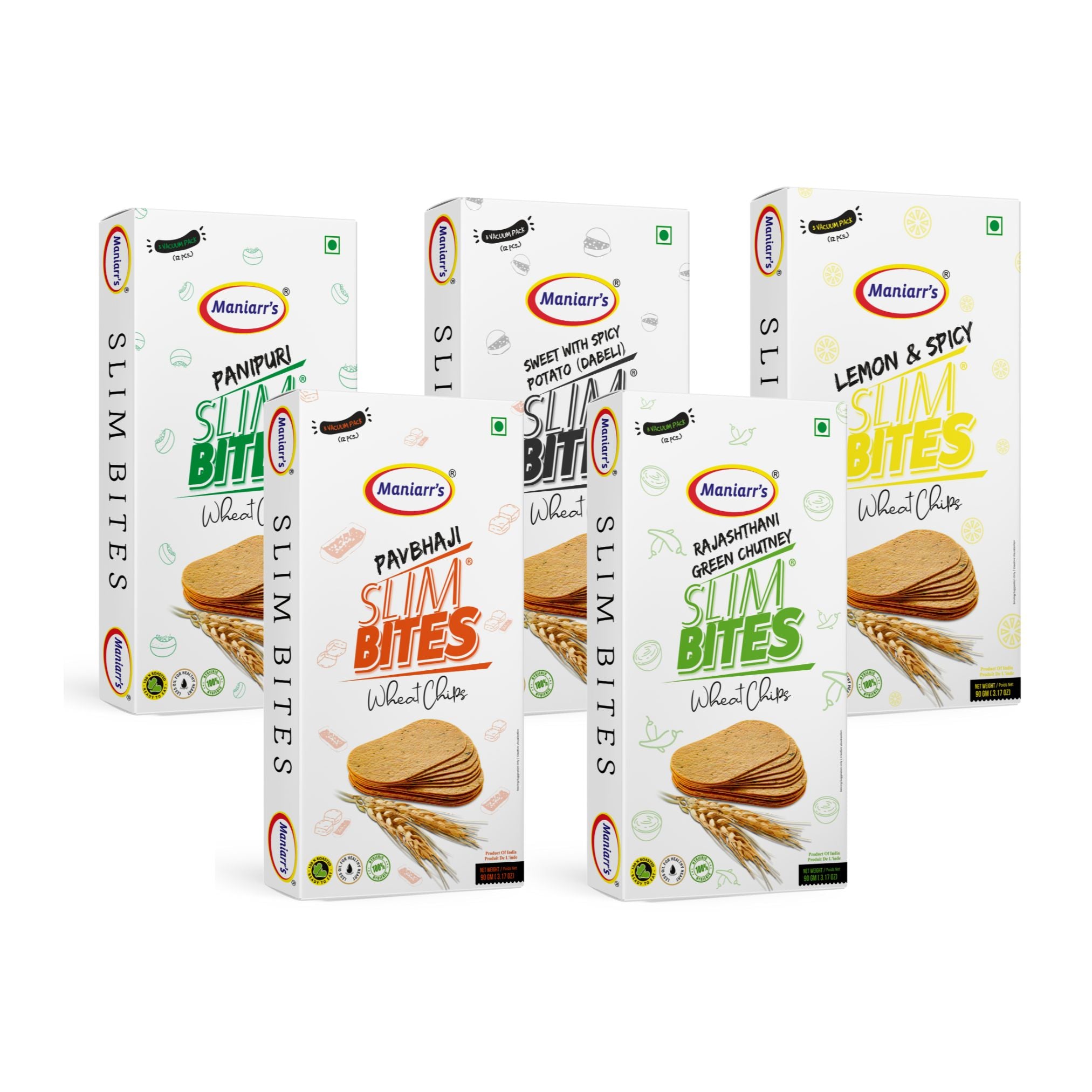 Truely Indian Wheat Chips 5 Flavours Maniarrs